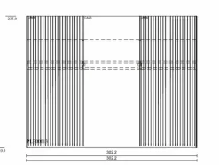 Clara Home Schwebetürenschrank Lousada 302 x 235 cm
