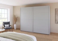 New rauch ORANGE Schwebetürenschrank Qaudra 271 x 229 cm Seidengrau