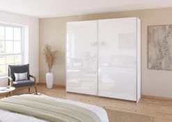 rauch ORANGE Schwebetürenschrank Quadra 225 x 229 cm Weiß