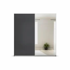 Best rauch ORANGE Schwebetürenschrank Quadra 225 x 229 cm Grau