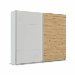 rauch ORANGE Schwebetürenschrank Quadra 271 x 229 cm Seidengrau