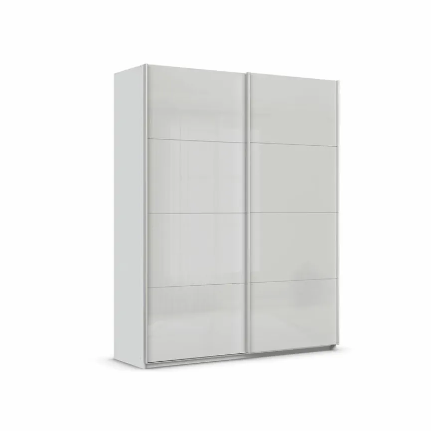 Sale rauch ORANGE Schwebetürenschrank Quadra 181 x 229 cm Seidengrau