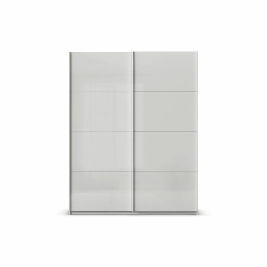 Sale rauch ORANGE Schwebetürenschrank Quadra 181 x 229 cm Seidengrau