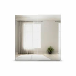 Sale rauch ORANGE Schwebetürenschrank Quadra 225 x 229 cm Weiß