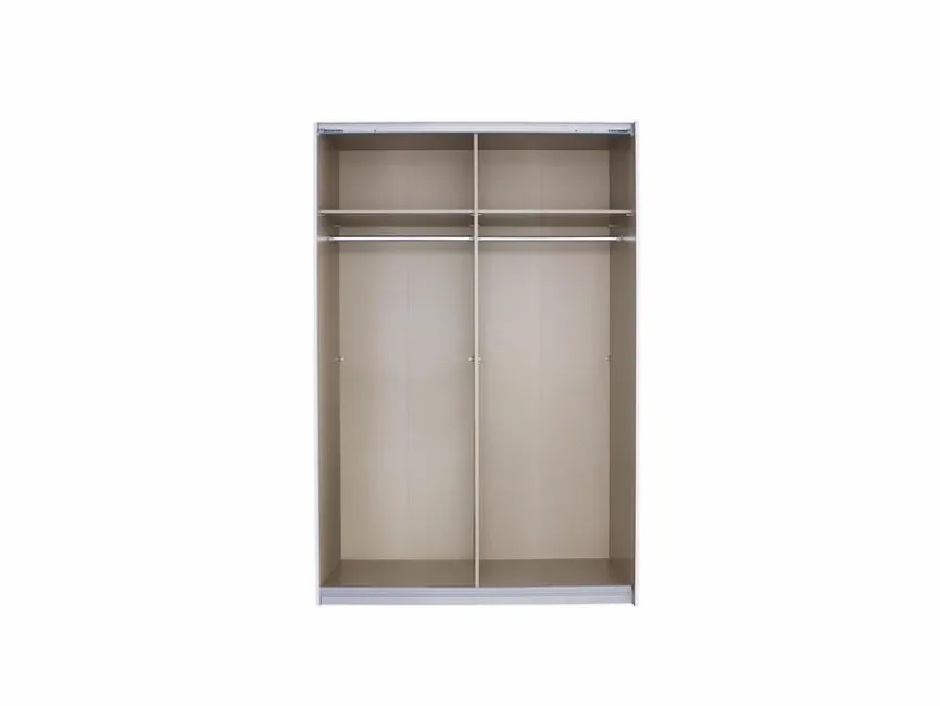 Sale rauch ORANGE Schwebetürenschrank Quadra 136 x 210 cm Weiß