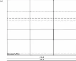 Staud Schwebetürenschrank Sinfonie 298 x 240 cm Mocca