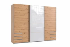 WIMEX Schwebetürenschrank Valencia 270 x 208 cm Artisan-Eiche