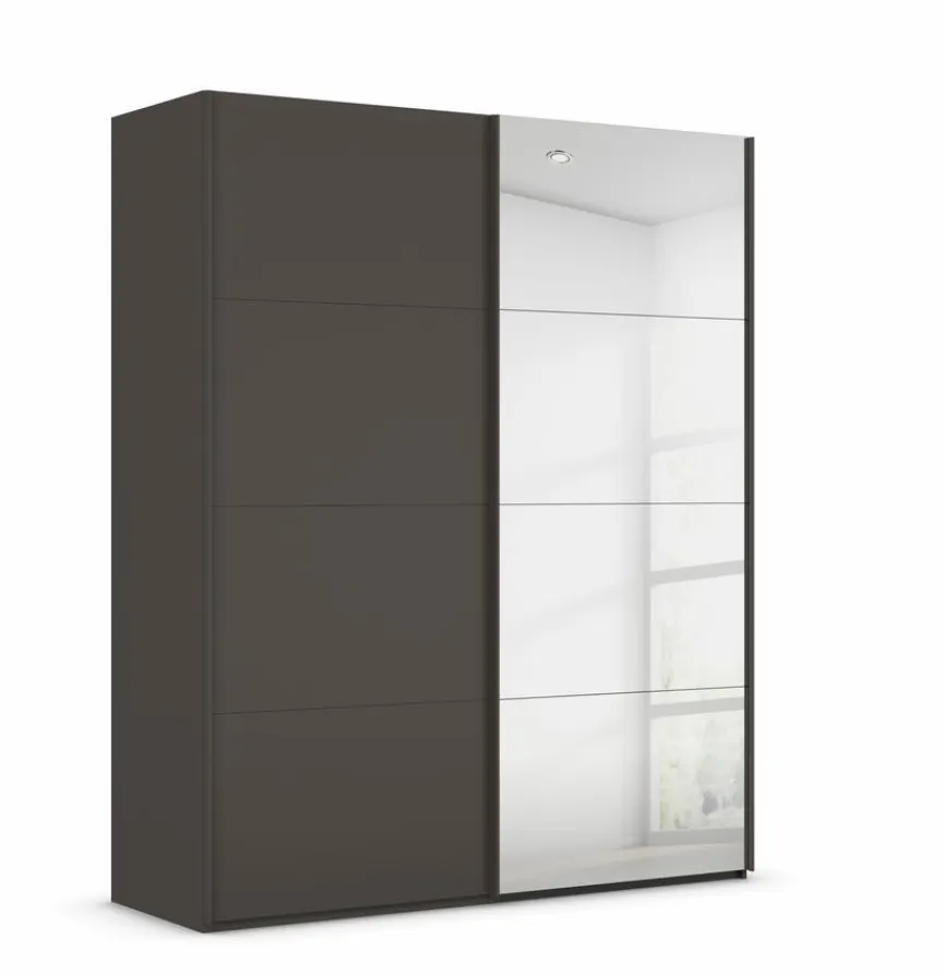 Discount rauch ORANGE Schwebetürenschrank Vareno 181 x 222 cm Graphit