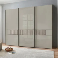 Best Wiemann Schwebetürenschrank Ventura 300 x 217 cm Grau
