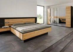 Hot rauch BLACK Schwebetürenschrank Ventura 301 x 223 cm Eiche