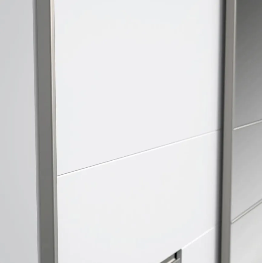 Clearance FORTE Schwebetürenschrank Winn2 270 x 200 cm Weiß