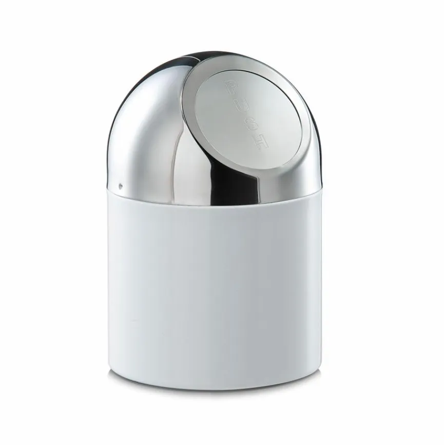 Hot Schwingdeckeleimer 18 cm Weiß