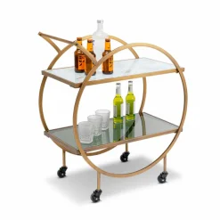 KARE DESIGN Servierwagen Loft Brass 84824 Gold