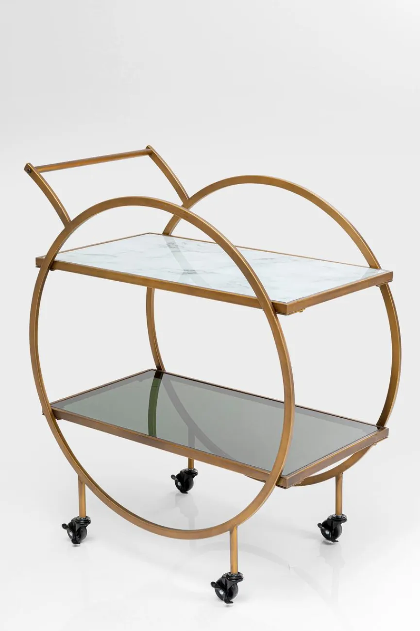 KARE DESIGN Servierwagen Loft Brass 84824 Gold