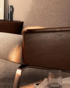 Kave Home Sessel Amsen Hellbraun