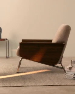 Kave Home Sessel Amsen Hellbraun