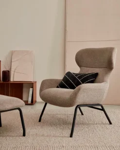 New Kave Home Sessel Belina Hellbraun