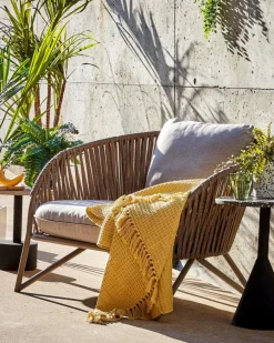 New DAHEIM Sessel Branzie Braun