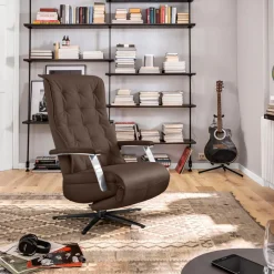 Segmüller Werkstätten Sessel Comforte Uno Anzio C4 Braun