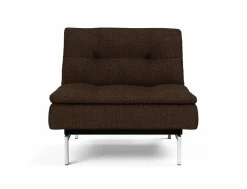 INNOVATION LIVING Sessel Dublexo Chrom Chocco