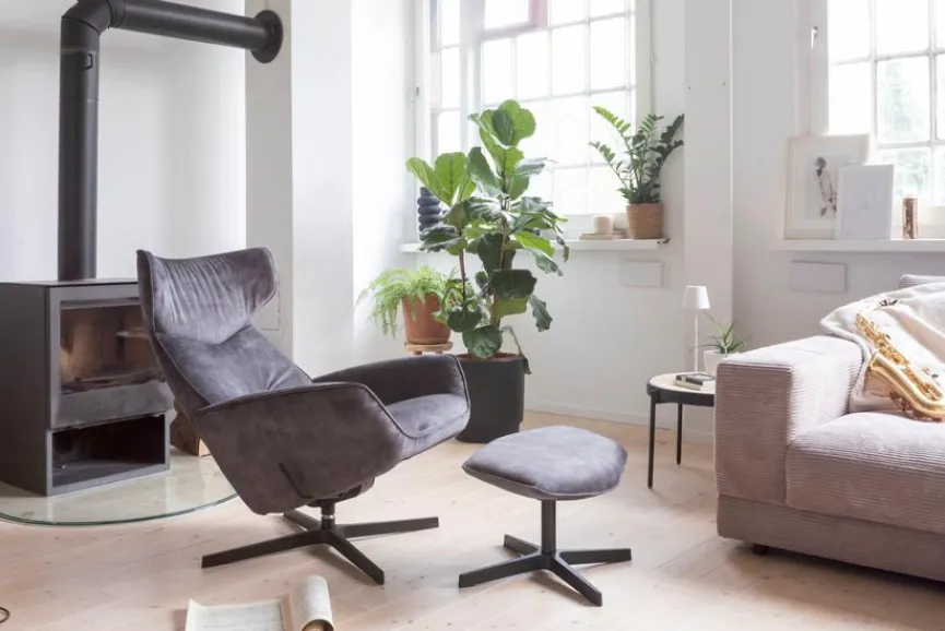 Clearance RAUM.FREUNDE Sessel Helge Dunkelgrau