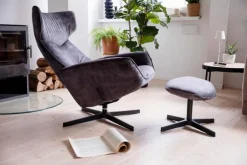 Clearance RAUM.FREUNDE Sessel Helge Dunkelgrau