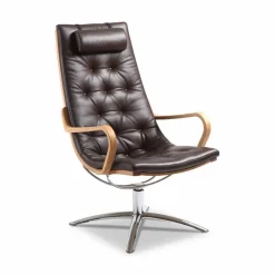 Clearance Conform Sessel Life Metall verchromt Brown