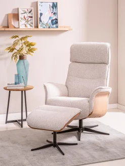 Sessel mit Hocker Corte