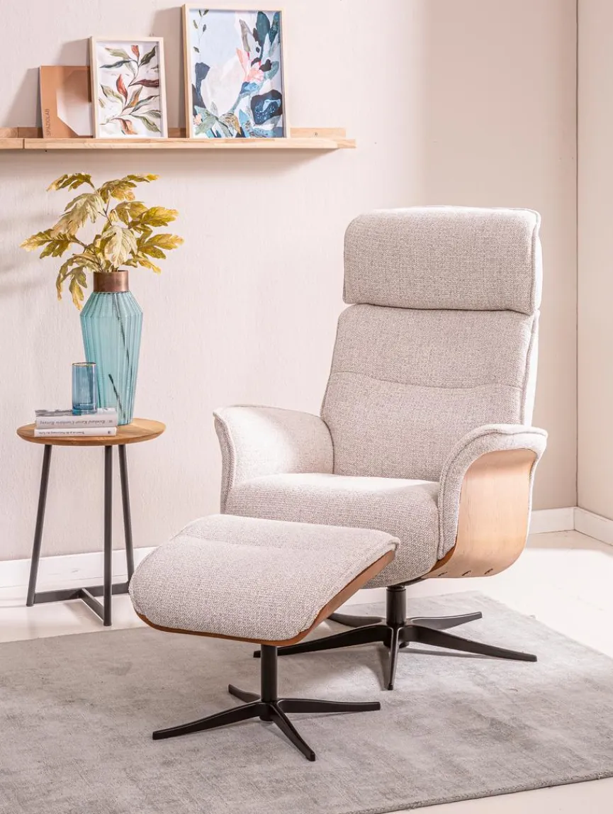 Sessel mit Hocker Corte