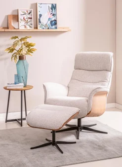 Sessel mit Hocker Corte