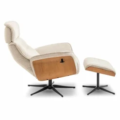 Sessel mit Hocker Corte