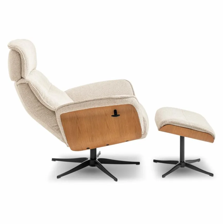 Sessel mit Hocker Corte