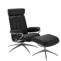 STRESSLESS Sessel mit Hocker London Star Low Back + KS
