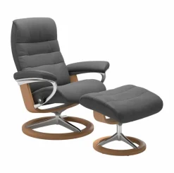 Clearance STRESSLESS Sessel mit Hocker M Opal Signature Grey