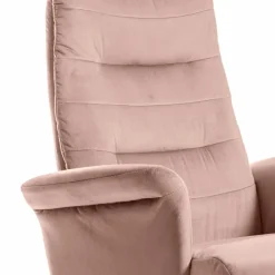 Discount Sessel mit Hocker Moena Rosa