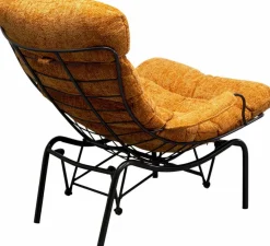 Hot KARE DESIGN Sessel mit Hocker Vienna 87842 Gelb