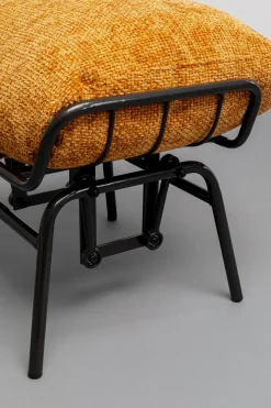 Hot KARE DESIGN Sessel mit Hocker Vienna 87842 Gelb