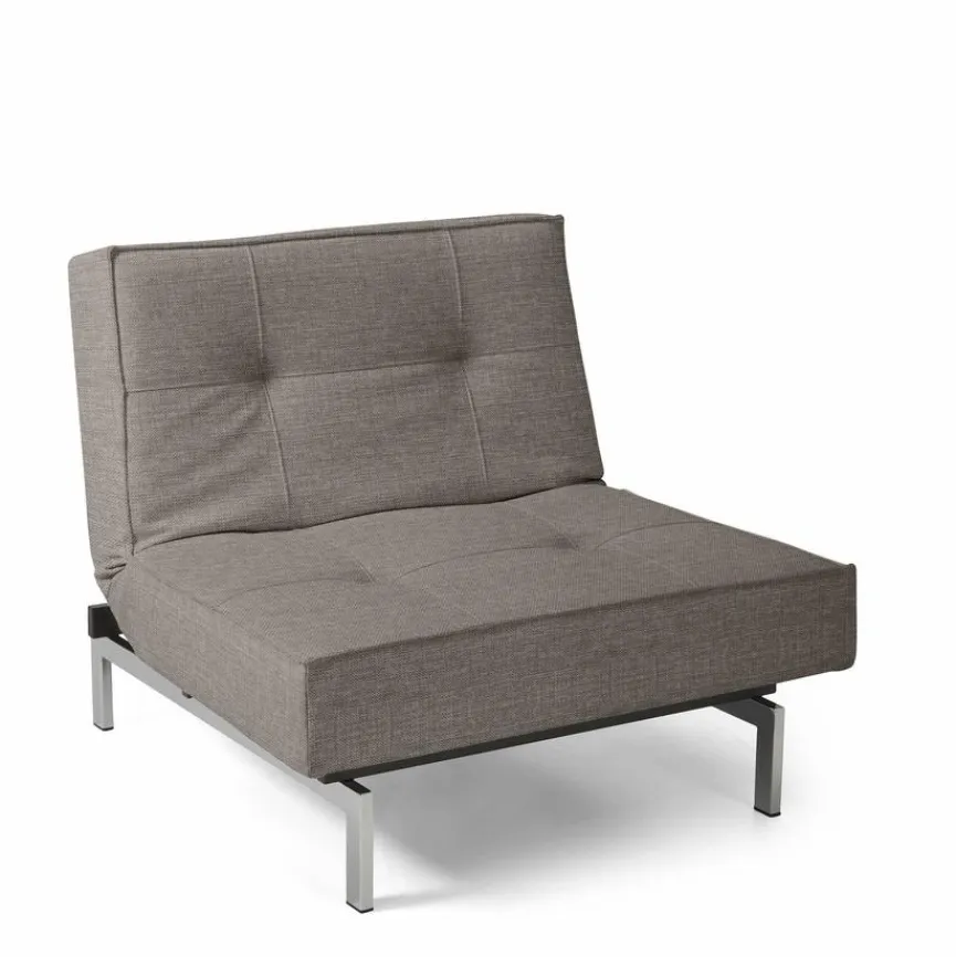 INNOVATION LIVING Sessel Splitback Chrom Grey