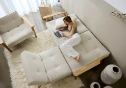 INNOVATION LIVING Sessel Splitback Frej Eiche