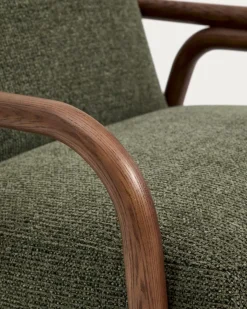 Online Kave Home Sessel Sylo Dunkelgrün