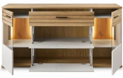Best set one by Musterring Sideboard Quincy Lichtgrau