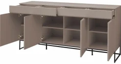 Discount Wohnconcept Sideboard Saposa Basalt