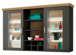 set one by Musterring Sideboard York Graphit / Eiche