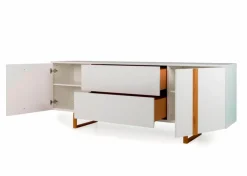 Outlet TENZO Sideboard Birka Weiß