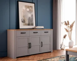 Discount FORTE Sideboard Bohol Grau