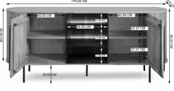 WOLFMÖBEL Sideboard Bronx 4471