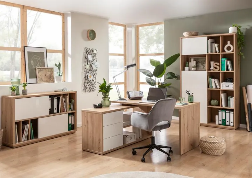 Online Composad Sideboard Collegio Eiche / Weiß