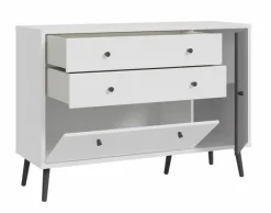 Best FORTE Sideboard Harllson Weiß / Grau