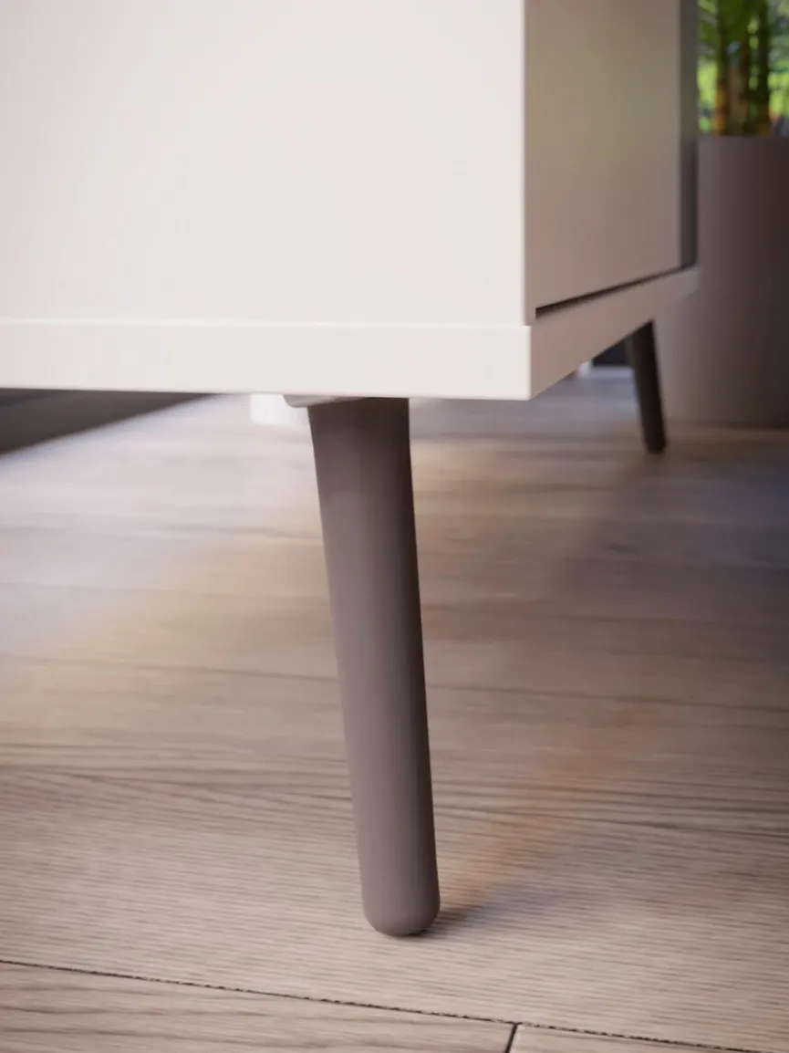 Best FORTE Sideboard Harllson Weiß / Grau