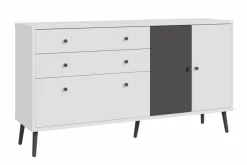 New FORTE Sideboard Harllson Weiß / Grau